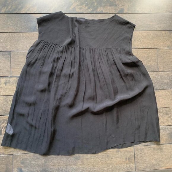 Vince Silk Sleeveless Sheer Blouse - Picture 2 of 2